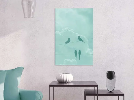 Artgeist Paveikslas - Celadon Sky (1 Part) Vertical
