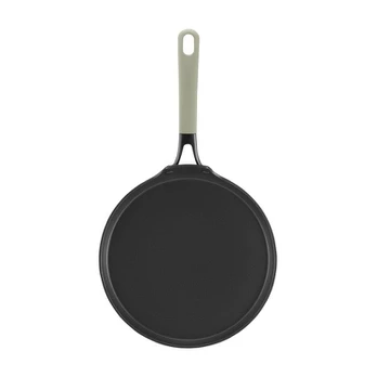 Ambition blynų keptuvę su Qualum Basic danga Mossa, 26 cm, juoda/žalia
