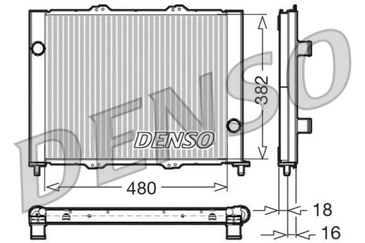 Aušintuvo modulis DENSO DRM23099