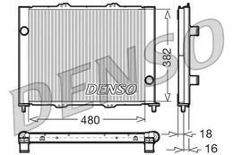 Aušintuvo modulis DENSO DRM23099 kaina