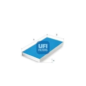Filtras, salono oras UFI 34.100.00 kaina