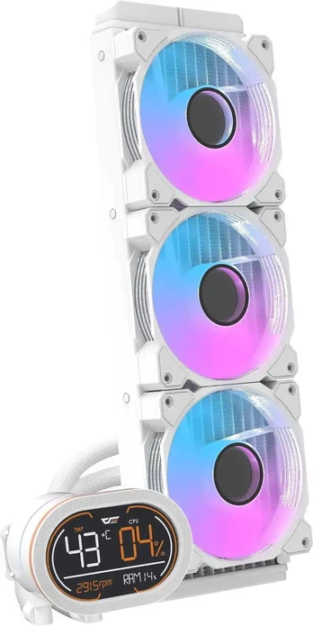 Water cooling for the Darkflash DH360D processor (white)