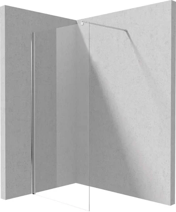 Walk-in dušo sienelė Deante Kerria Plus, 100 cm, Chrome