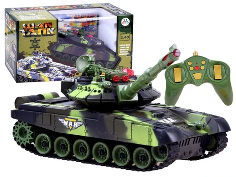 RC tankas, 34 cm, universali