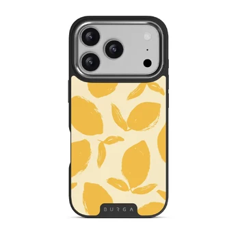 Lemon Tart - iPhone 17 Pro Case, Elite Dark (MagSafe) / Silver