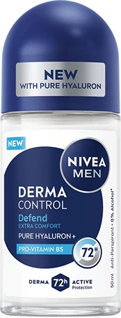 Nivea Roll-on antiperspirant for men Men Derma Control Defend (Antiperspirant) 50 ml 50ml Vyrams