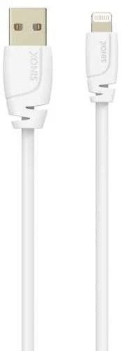 Sinox PRO Lightning kabelis m/original Apple™ chip. 0,5m. Hvid