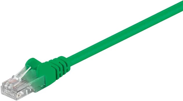 Goobay Kabelis LAN Patchcord CAT 5E 15m žalias
