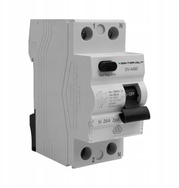 RCCB 10kA 2P 25A 30mA VDE A tipo Doktorvolt DV-4490