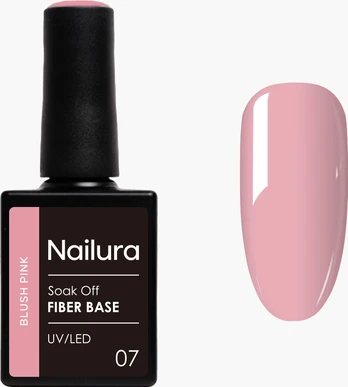 Nailura - Fiber Base - Blush Pink - 10 ml