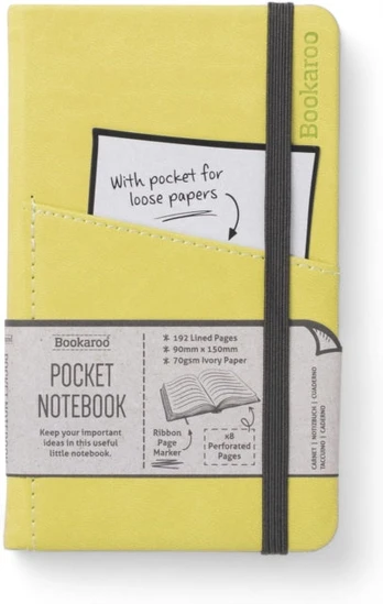 IF Bookaroo Notebook Journal Pocket A6 - Lime