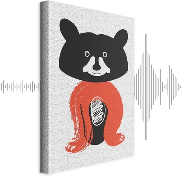 Artgeist Paveikslas - Nice Mr. Raccoon (1 Part) Vertical