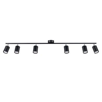 Taškinis šviestuvas SOLLUX LEMMI 6 BLACK, 6xGU10 Led max 12W