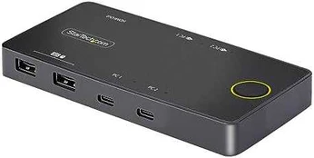 Przełącznik StarTech StarTech C2-H46-UC2-PD-KVM przełącznik KVM Juodas