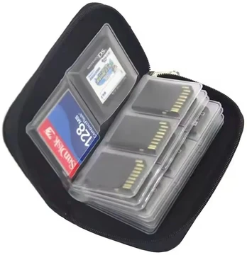 Aptel dėklas-organaizeris 22 micro sd cf atminties kortelėms