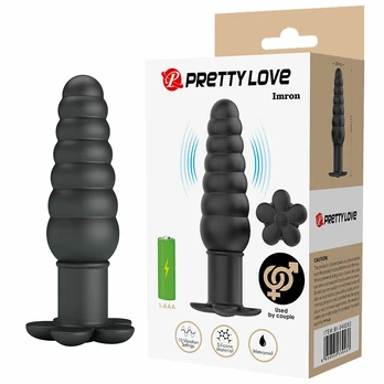 Vibruojantis analinis kamštelis „Pretty Love Imron“