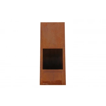 Bastian - Fire Basket Cube- Rusty Orange -  -