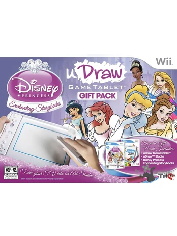 uDraw Game Tablet Inc.Disney Princess GiftPack WII