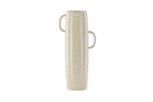 Cent Vaza, smėlio/juoda Dots - 19*13*41cm