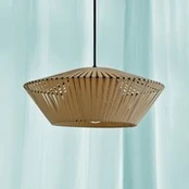 OSRAM pakabinama lempa „Decor Stripes“ Ø 40,5 cm, smėlio spalvos, tekstilė, E27