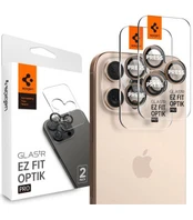 OSŁONA APARATU SPIGEN OPTIK PRO GLAS.TR ”EZ FIT” CAMERA PROTECTOR 2-PACK IPHONE 16 PRO / PRO MAX DESERT TITANIUM