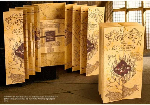 Noble Collection Harry Potter Marauder's Map replica
