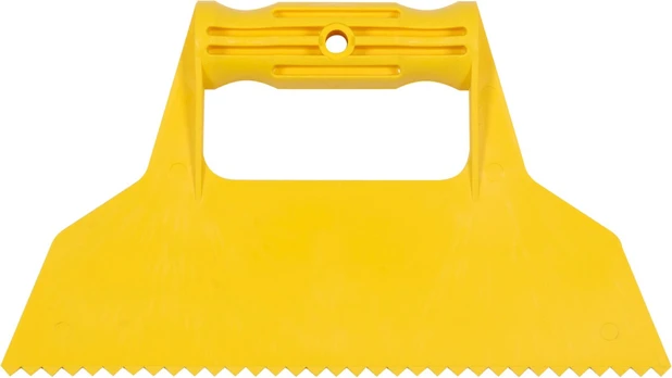 Špakliuotė / mentelė plastikinė | su dantukais | 225 mm (05973)