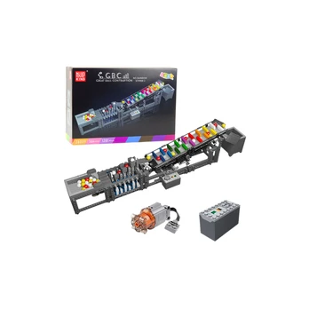 Construction Blocks Ball Track with Electric Motor 1281 pcs.