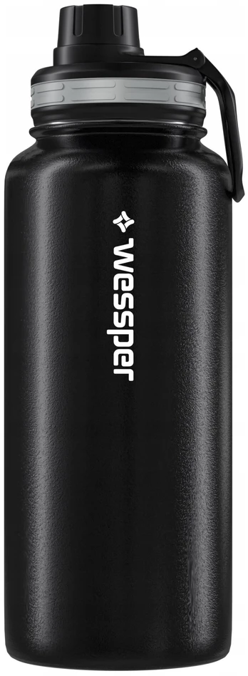 Termogertuvė Wessper ActiveMax Steeline, 1 l, juoda