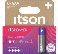 itson itsPOWER battery Alkaline LR03IPO/8HH kaina