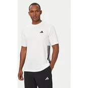 adidas Marškinėliai Workout Essentials Base 3-Stripes KD0699 Balta Regular Fit