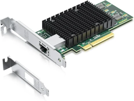 10gtek Tinklo plokštė su 1x 10gbps Rj45 prievadu