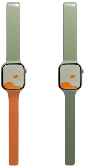 Dirželis Moft Sport do Apple Watch 40/41/42mm khaki žalias - sunrise