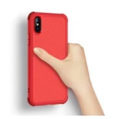 Telefono dėklas Devia Shark1 Shockproof Case For iPhone XS Max, Apple iPhone XS Max, raudona kaina