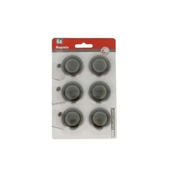 Magnetai plastikiniai 4cm, 6 vnt