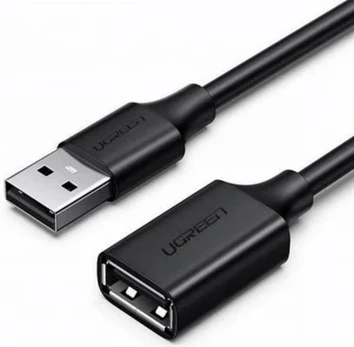 Cablu de Date USB Mama la USB Tata 2m - Ugreen (10316) - Black