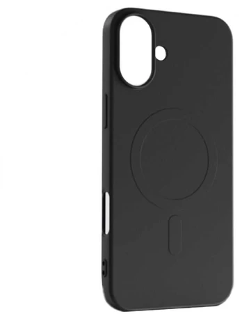 Hurtel skystas silikoninis dėklas MagSafe skirtas iPhone 16 Pro Max - juodas