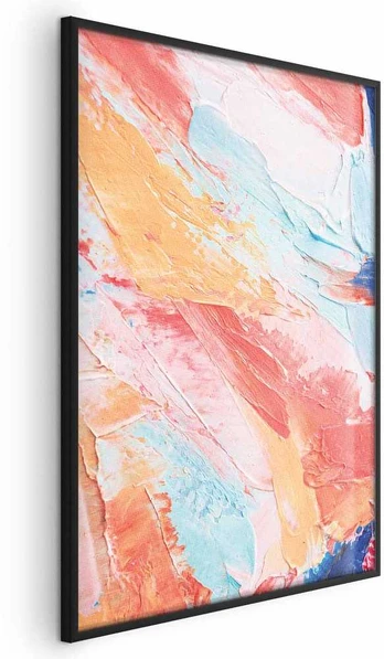 Artgeist Plakatas - Colorful Harmony - dynamic color transitions in pastel tones