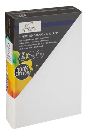 Nassau - Canvas 13x18cm (Packed by 2) - (K-AR1005/GE)