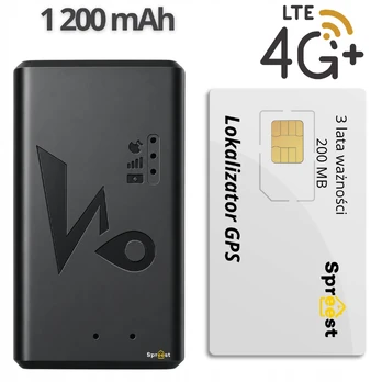 GPS 4G transporto priemonių lokalizatorius Spreest Q8 1200mAh