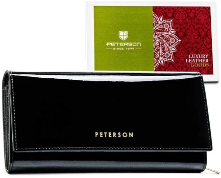 Natūralios odos piniginė moterims Peterson L165