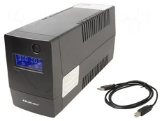 Qoltec QOLTEC 53979 UPS Monolith 850VA 480W LCD kaina