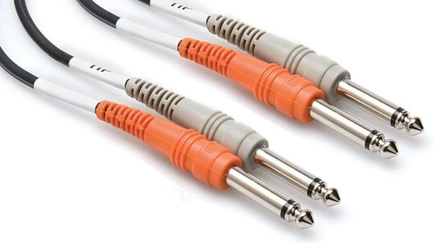 Hosa - Kabelis 2 x TS 6.35mm - 2 x TS 6.35mm 3m