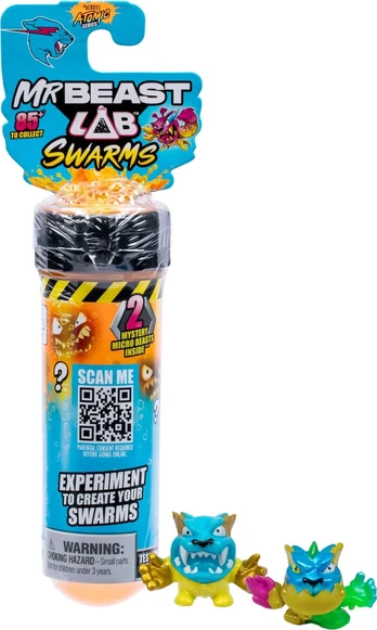 MRBEAST LAB Figūrėlės tūbelėje, 2 vnt., 2,5 cm