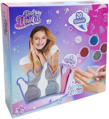 Liniex Real UniQ Glitter Tattoos, tatuoinnit