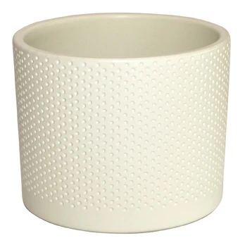 Gėlių vazonas Domoletti 5906750939711, keramika, Ø 15 cm, baltas/smėlio