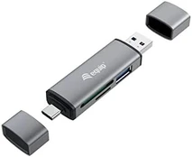 Equip Kartenleser USB 3.0+USB-C für SD/MicroSD