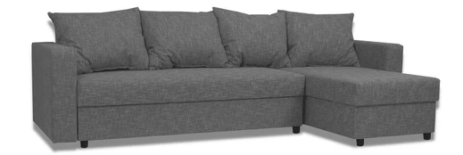 Kampinė sofa Lugan+, šviesiai pilka