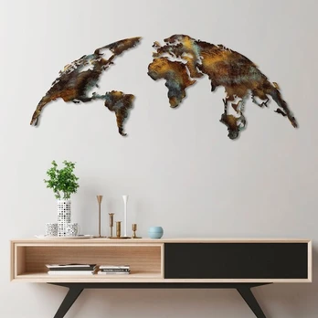 Sienų dekoracija World Map, 1 vnt
