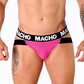 Macho Underwear MACHO - MX28FR JOCK Rožinis NEON M